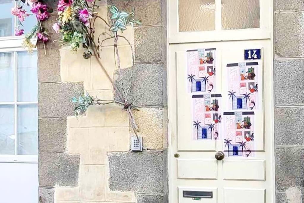 Appartement Frida - Plage 50M - Rue Gratuite Saint-Malo Eksteriør bilde