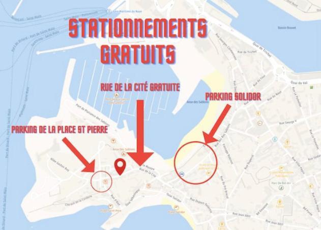 Appartement Frida - Plage 50M - Rue Gratuite Saint-Malo Eksteriør bilde